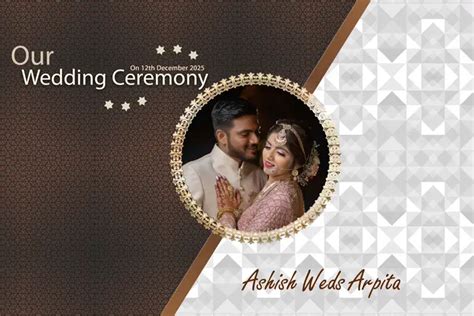 Indian Traditional Wedding Album Cover Design