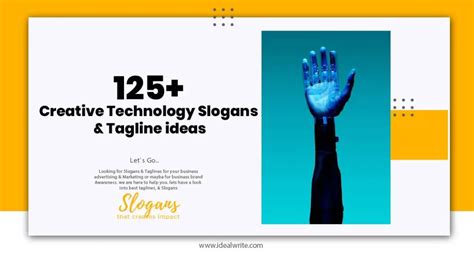 125 Creative Technology Slogans And Tagline Ideas