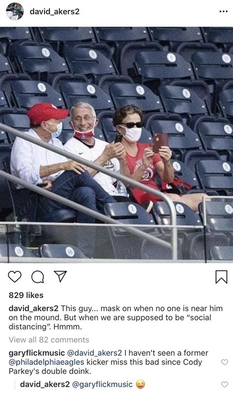 Ex Eagles Kicker David Akers Called Out Dr Fauci For Not Wearing A Mask