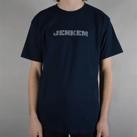 Jenkem Neue Logo T Shirt Navy Skate Clothing From Native Skate Store Uk
