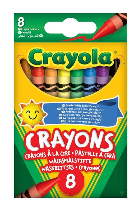Crayola 8 Crayons Assorted Eco