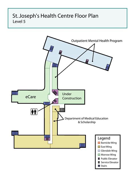 St Josephs Health Centre Toronto Level 5 Map Map Of St Josephs