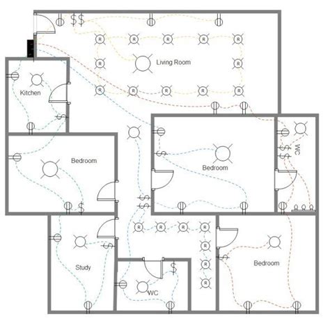 Residential House Wiring Circuit Diagram Wiring Diagram And Schematic