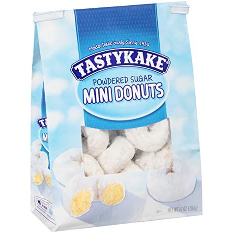 Tastykake Powdered Sugar Mini Donuts 10 Oz Pricepulse