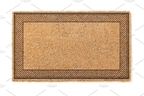 Blank Welcome Mat Isolated On White Stock Photo Containing Home And Welcome Welcome Mats