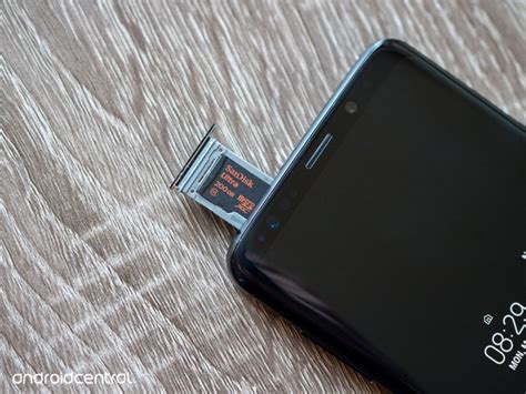 Insert or remove the sim and sd card on the galaxy s9|s9+ use the included sim ejector tool to insert a sim card and sd card into your galaxy s9. SanDisk's $60 200GB microSD card is a must-have for all Galaxy S9 owners | Android Central