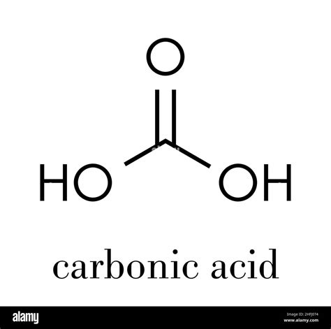 Molécula De ácido Carbónico Se Forma Cuando El Dióxido De Carbono Se