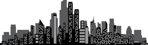 New York City Skyline Silhouette Clip Art Gotham Cliparts Png Images