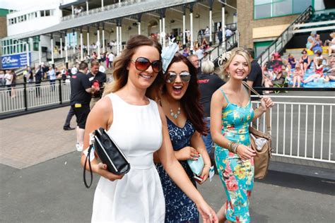 Ladies Day At Newcastle Racecourse And Ladies Day At Aintree