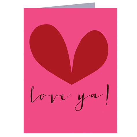 mini love ya card by kali stileman publishing