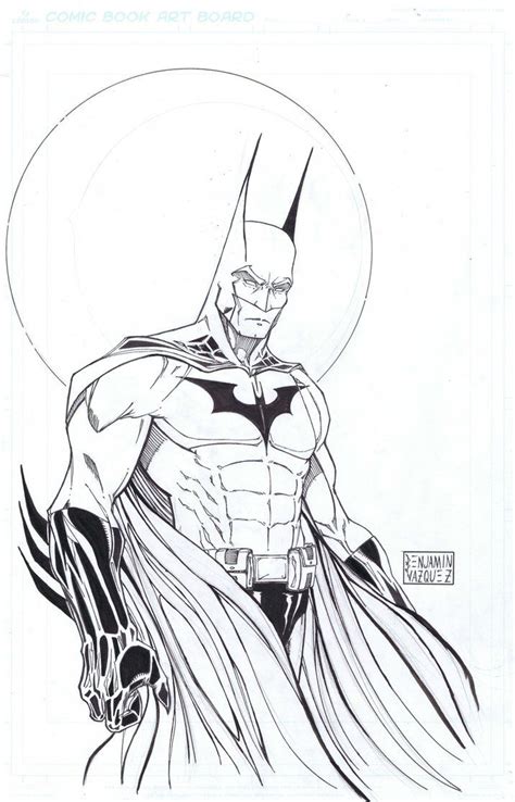 Batman Inks By Metaworks Superhero Coloring Pages Superhero Coloring