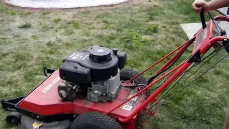 Troy Bilt 33 Combination Deck Self Propelled Mower Video Dailymotion