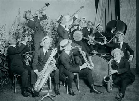 Jazz Music During The 1920s The 1920s Jazz Band In London Paul