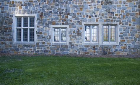 Stone Wall House And Window Stock Photo Image Of Block Wall 174532906