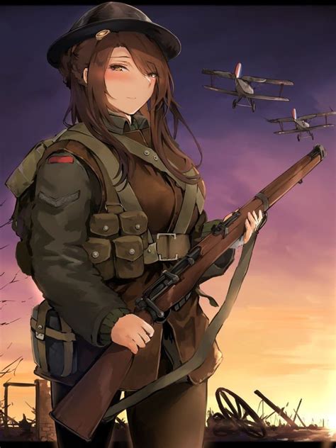 Lee Enfield Anime Military Lee Enfield Girls Frontline