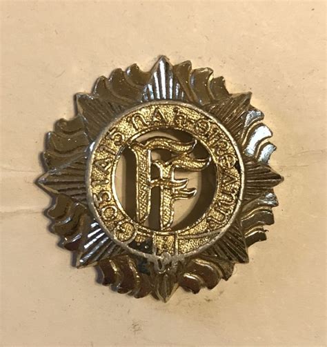Irish Army Cap Badge Ob The Irish War