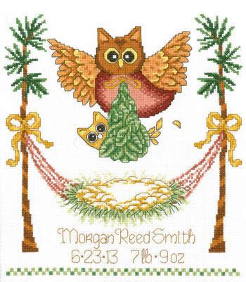 But i, being poor, have only my dreams; Imaginating Baby Owl Birth - Cross Stitch Pattern - 123Stitch