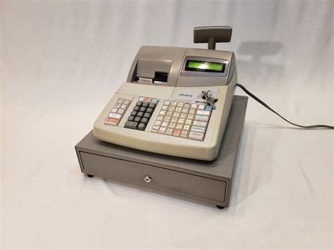 Sharp Er A410 Electronic Cash Register Ecr With Drawer And Display
