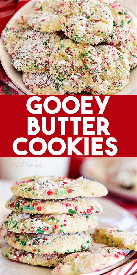 Christmas Gooey Butter Cookies Video TidyMom