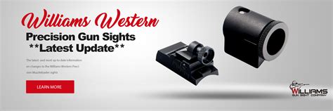 Updated Williams Western Precision Sight Set Information Muzzle