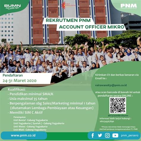 By visiting the website loker indo, viewing, accessing or otherwise using any of the services or information created, collected, compiled or submitted to loker indo, you agree to be bound by the. Lowongan kerja Account Officer Mikro - PNM Yogyakarta - JatengLoker