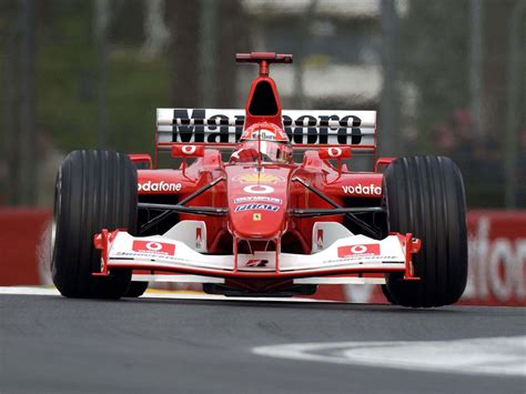 Michael schumacher, who suffered a brain injury in a skiing accident in late 2013, has been kept largely a secret. Michael Schumacher - Ferrari F2003GA - 2003 | シューマッハ ...