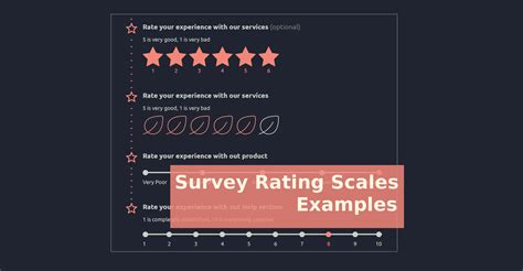 ready  survey rating scale examples   scale