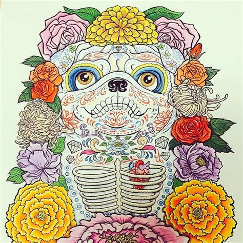 Hayley Cassatt Illustration • Commissioned Piece “dia De Los Muertos Pug”