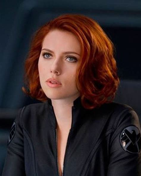 Avengers Age Of Ultron Black Widow Costume Wig Women Scarlett
