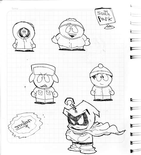South Park Sketches By Sav8197 On Deviantart