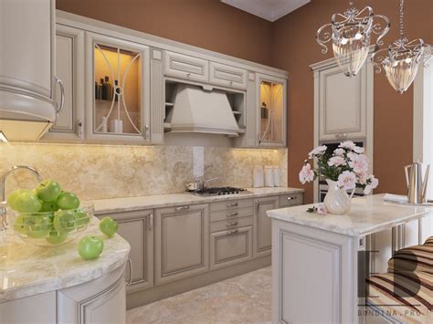 Luxury Beige Kitchen Interior Design Ideas