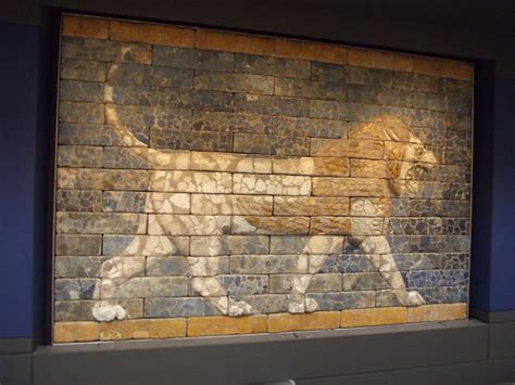 British Museum Mesopotamia Panel With Striding Lion Ma Flickr