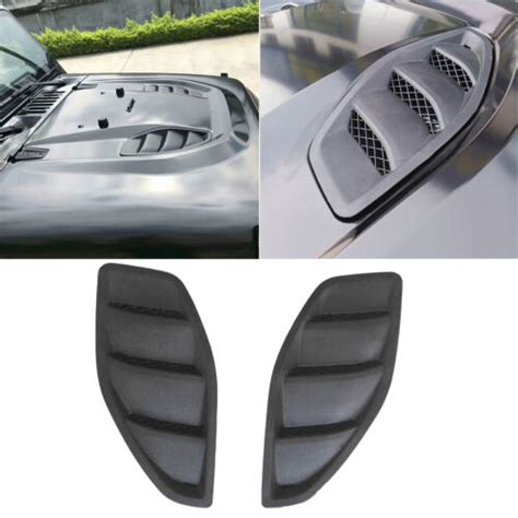 2pcs For Jeep Wrangler Jk 10th Anniversary Hood Air Vent Outlet Trim
