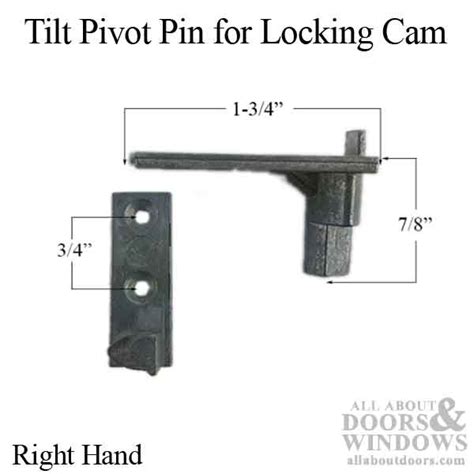 Tilt Pivot Pin For Locking Cam Old Style Right Hand