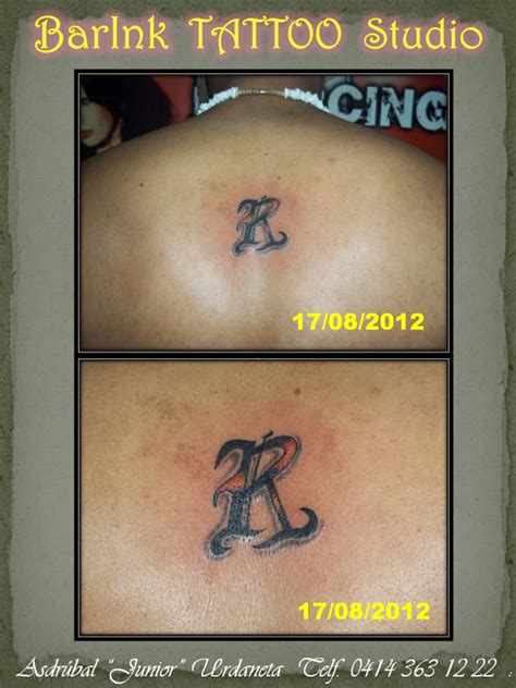 Barink Tattoo Studio Tattoo Letra R