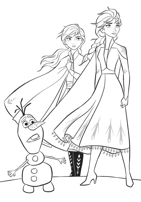 Frozen Elsa And Anna Coloring Pages Youloveit