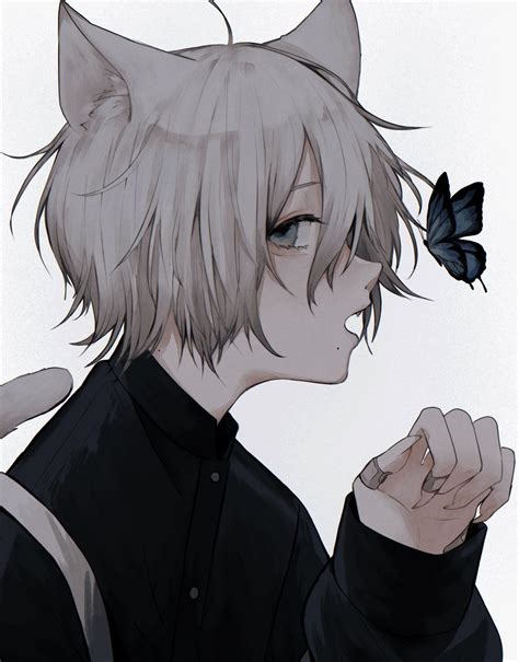 __402. on Twitter | Anime cat boy, Anime neko, Cute anime boy