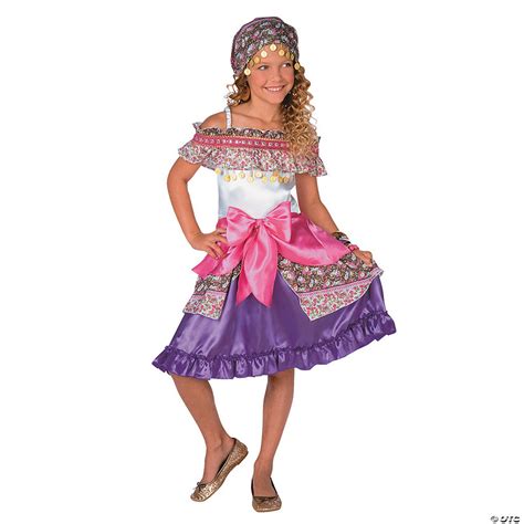 Girls Deluxe Gypsy Costume Small Halloween Express