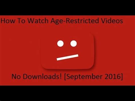 Hence in such situation you are asked to log in with your gmail account as a verification. How To Watch Age-Restricted Videos On YouTube For Free ...