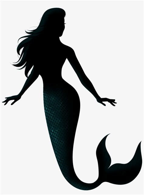 Mermaid Png Transparent Mermaid Silhouette Png Transparent Png