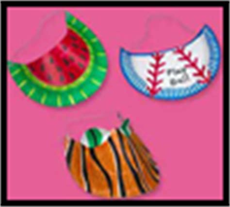 Some people also wear them while going to the beach or doing other outdoor activities. Paper Plates Crafts for Kids : Ideas for Arts & Crafts Activities with Disposable Plates for ...