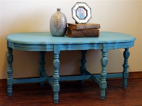 12.4 mosaic glass decorative tray dish plate with 3pcs 3 decorative orbs balls sphere for living room or dining table coffee table mantle decor centerpiece (turquoise) 4.7 out of 5 stars 45 $39.99 $ 39. Hometalk | Turquoise Distressed Chalkpainted Coffee Table