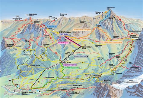 Find information about weather, road conditions, routes with driving directions, places and things to do in your destination. Grindelwald trail map
