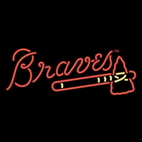 Neon Signs Atlanta Braves | Atlanta braves, Atlanta braves baseball, Braves