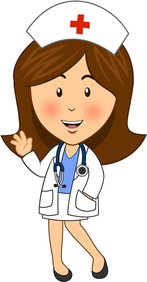 Download Hd Nurse Clipart Nurse Cartoon Transparent Png Image