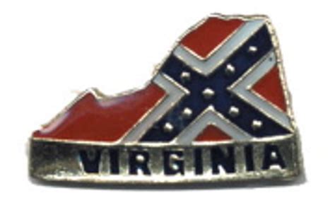 Virginia Confederate State Flag Lapel Pin