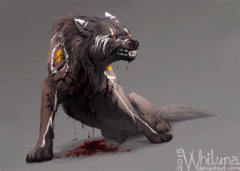 Pin By István Bartku On Skinwalkers Creature Drawings Canine Art