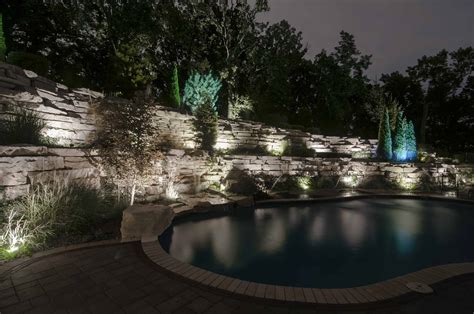 Orland Park Retaining Wall Lighting Outdoor Lighting In Chicago Il