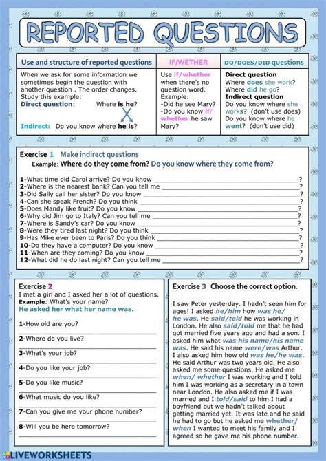The Worksheet For Reading And Writing With Answers To Help Students