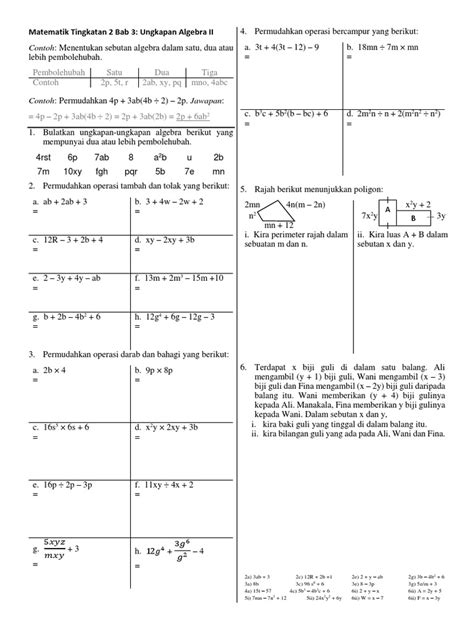 Contoh Soalan Matematik Form 4  Sember Banner